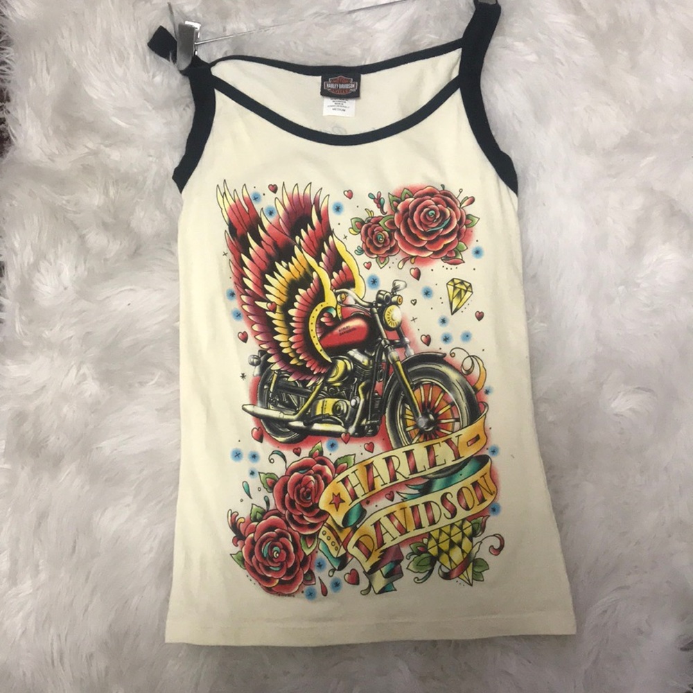 🔥🔥🔥HARLEY-DAVIDSON CYCLES TANK TOP Size M